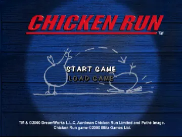 Chicken Run (EU) screen shot title